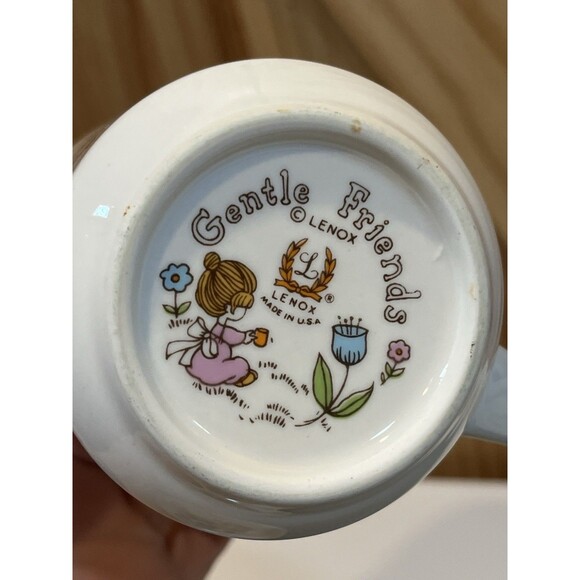 Lenox GENTLE FRIENDS 3 Piece Childs' Dinnerware Set Plate, Bowl & Cup - Picture 5 of 8